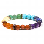 Bracelet élastique 7 chakras